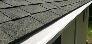 Gutter cleaning, before and after