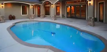 Pool deck cleaning, before and after